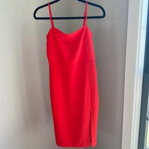 Express red dress